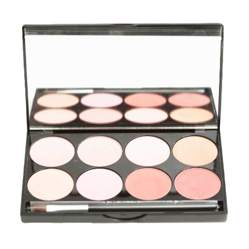Elan Makeup Studio 8 Pan Customizable Blush and Bronzer Palette with Mirror