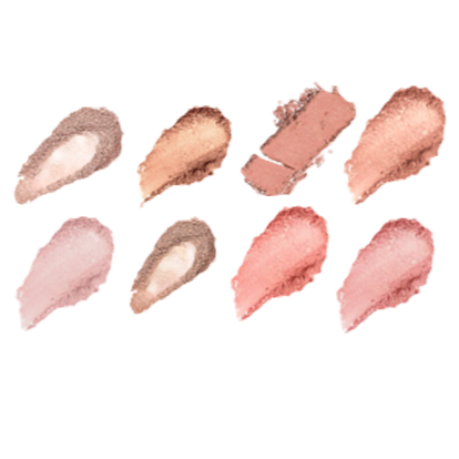 Elan Makeup Studio 8 Pan Customizable Blush and Bronzer Palette with Mirror