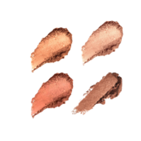 Elan Makeup Studio 4 Pan Customizable Blush Palette with Mirror
