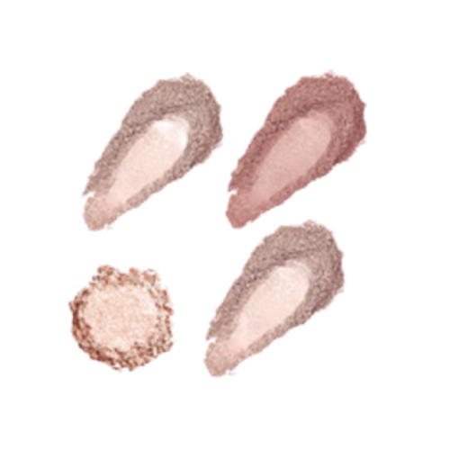 Elan Makeup Studio 4 Pan Customizable Eyeshadow Palette with Mirror
