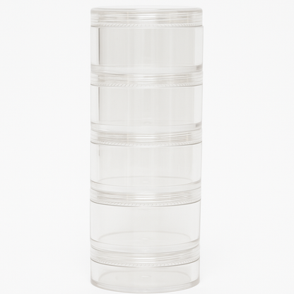 Empty Stackable Foundation Jars