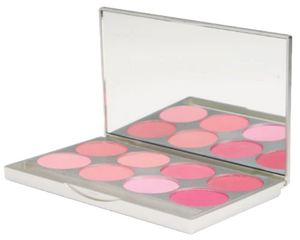 Elan Makeup Studio 8 Pan Customizable Blush and Bronzer Palette with Mirror
