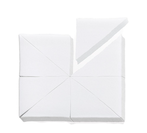 Elan Makeup Studio 8 Piece Latex Free Sponge Block for Professional Application


