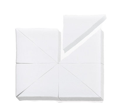 Elan Makeup Studio 8 Piece Latex Free Sponge Block for Professional Application

