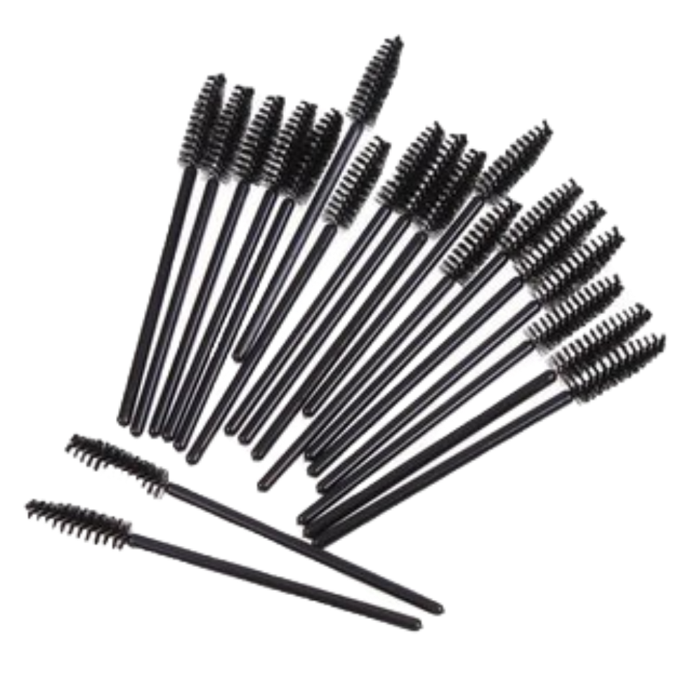 Elan Makeup Studio Disposable Mascara Wands 25 Pack for Professional Application
