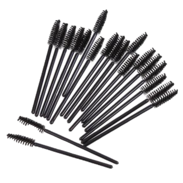Elan Makeup Studio Disposable Mascara Wands 25 Pack for Professional Application
