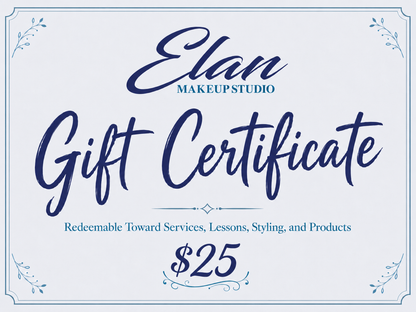 Elan Makeup Studio Gift Certificate
