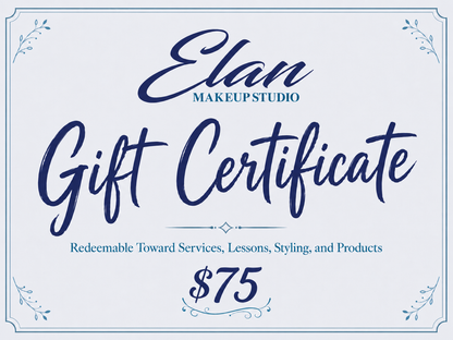 Elan Makeup Studio Gift Certificate