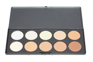 Elan Makeup Studio Professional Contour and Highlight Palette for Face Sculpting
