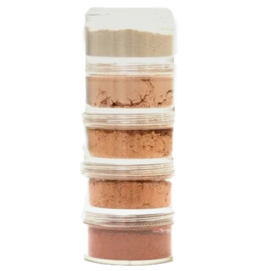 Elan Makeup Studio Professional Loose Powder Kit for Setting Makeup
