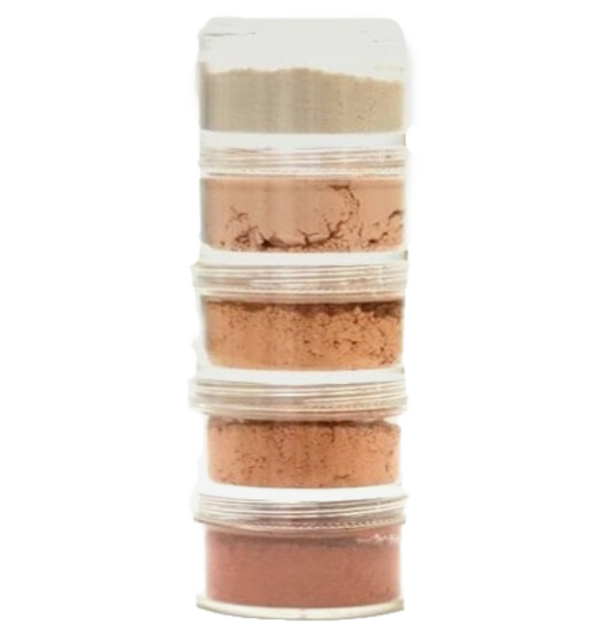 Elan Makeup Studio Professional Loose Powder Kit for Setting Makeup
